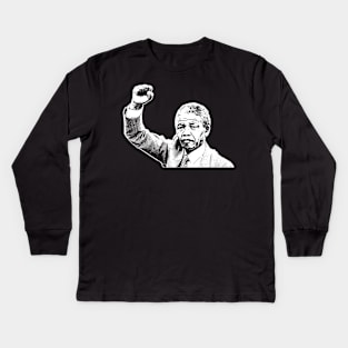 Nelson Mandela Kids Long Sleeve T-Shirt